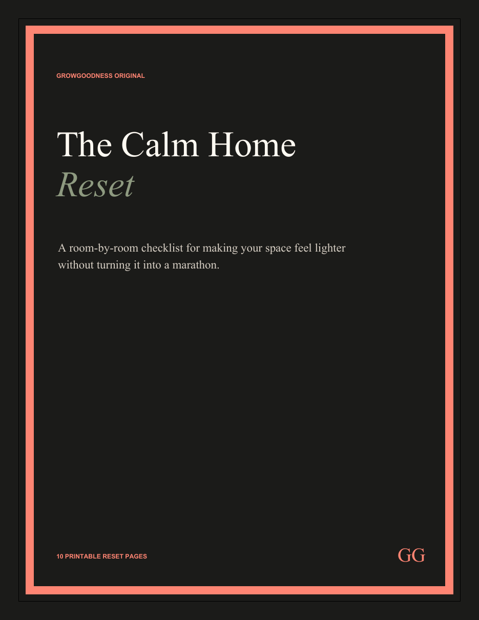 Cover of The Calm Home Reset
